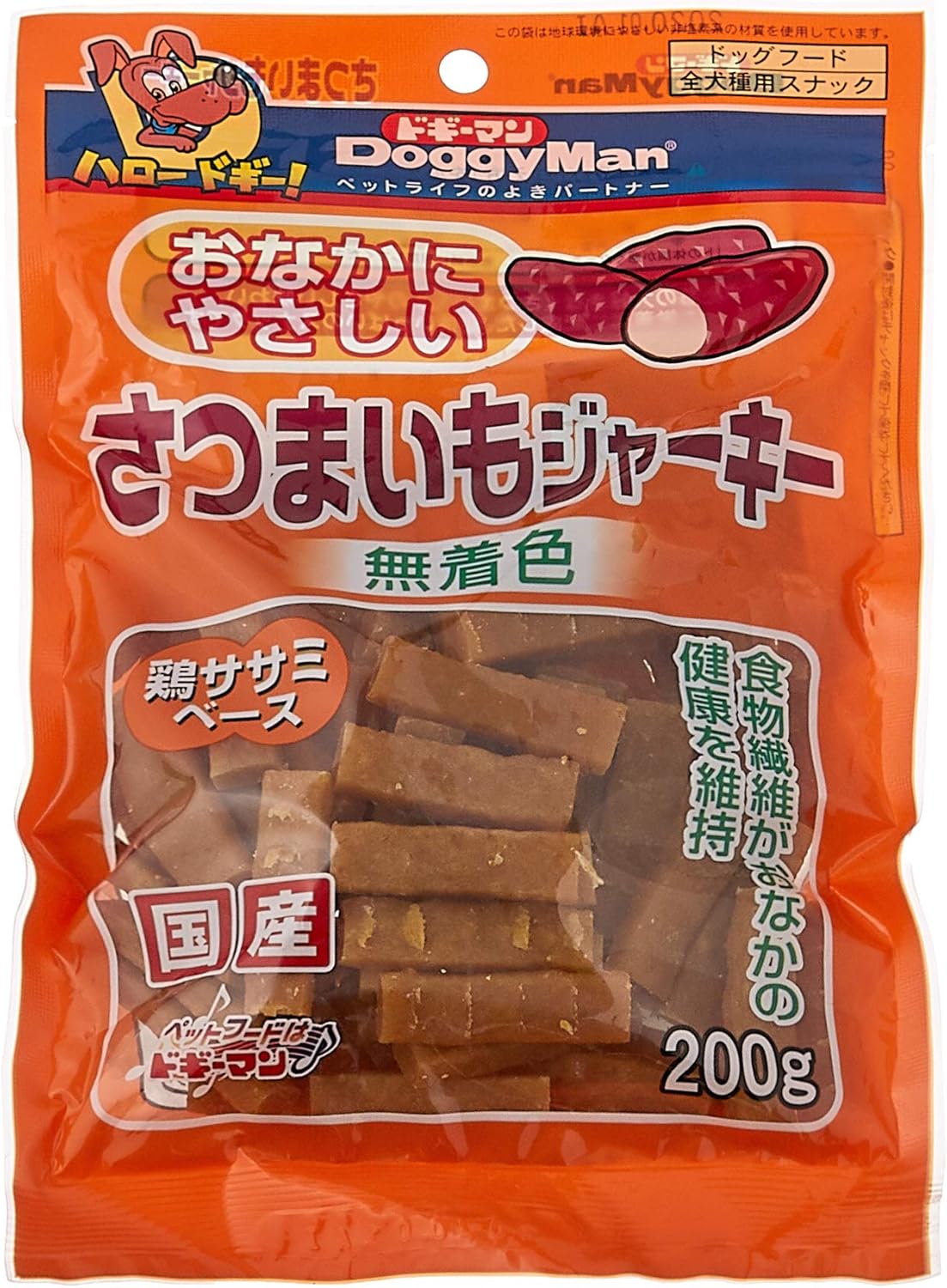 Amazon ドギーマン 犬用おやつ さつまいもジャーキー チキン 0グラム X 1 ドギーマン ジャーキー 通販