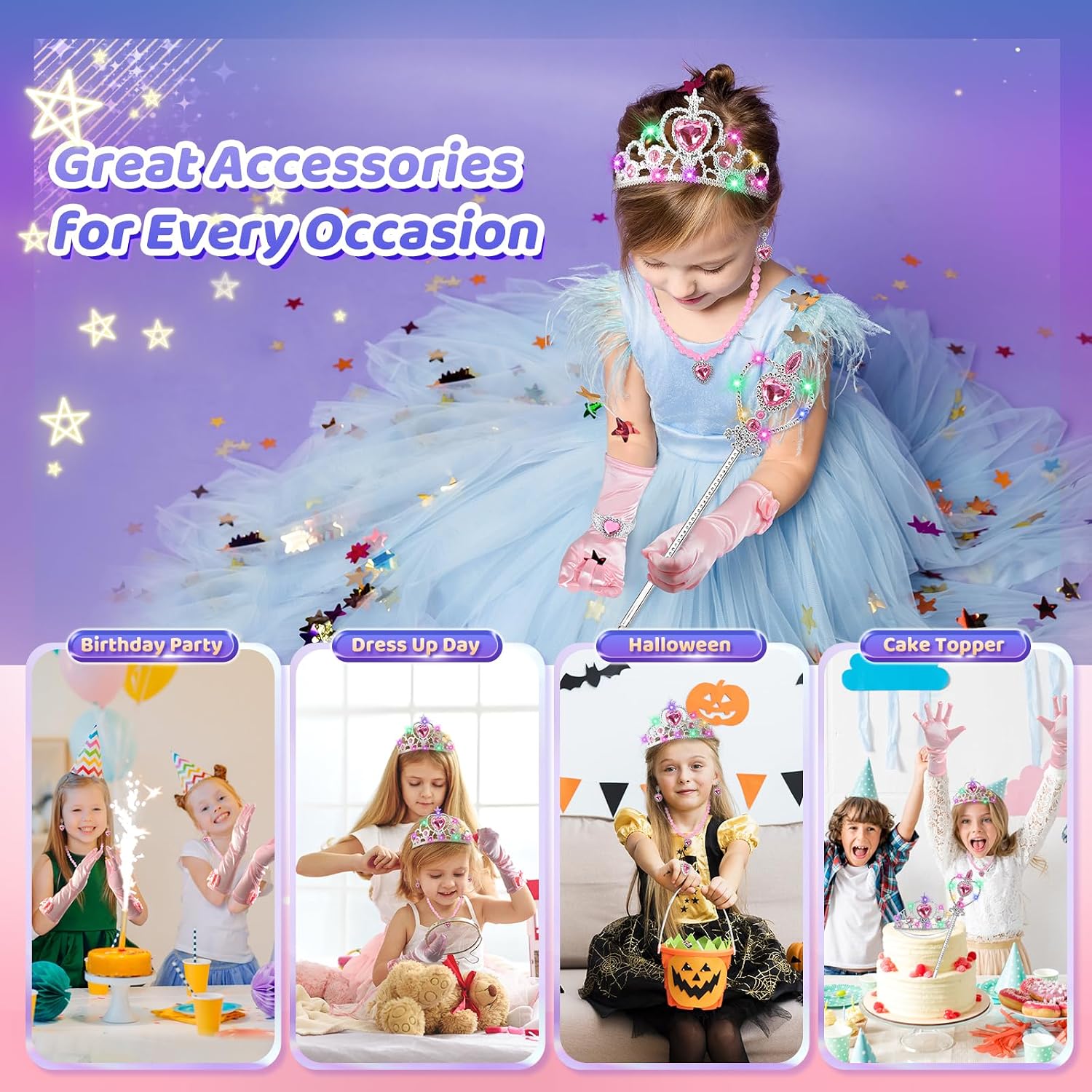 Princess Dress Up Accessories Light Up