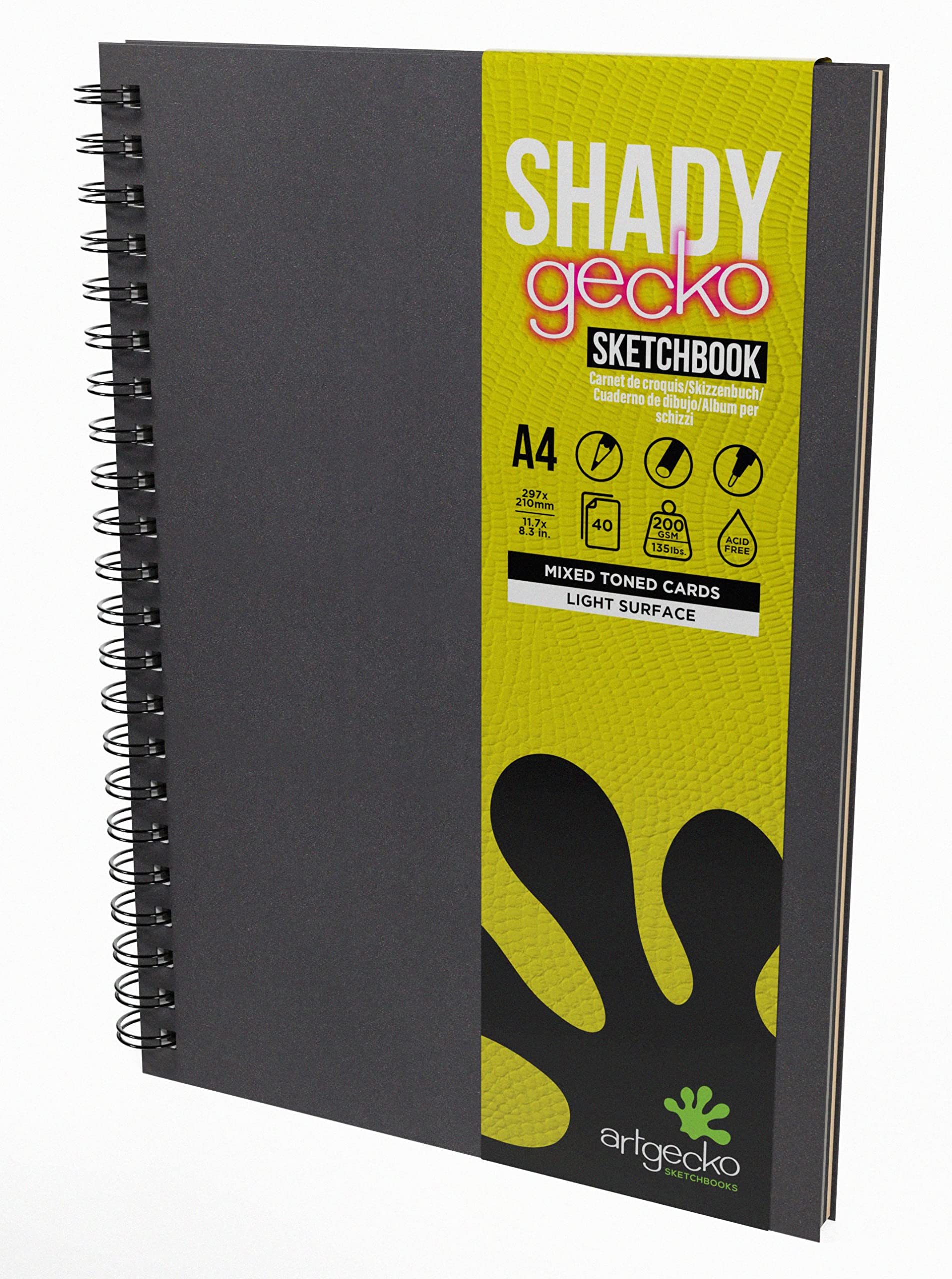 Amazon.co.jp: Artgecko(アートゲッコ) Shady スケッチブック A4