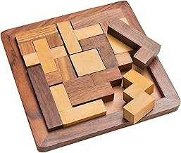 Square Wooden Pentomino 3D Puzzle for Kids 4+ Years | Educational Wooden Toys & Brain Teaser | Fun Games and Puzzles for Kids 5+ | Perfect Toys for 5 Year Old Boy