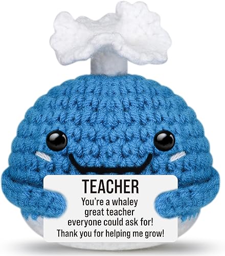 Vista 11 de Cesta de Pascua de ballena de ganchillo, regalos divertidos de cumpleaños, día de la madre, graduación, para mujeres, niños, niñas, mejores amigos