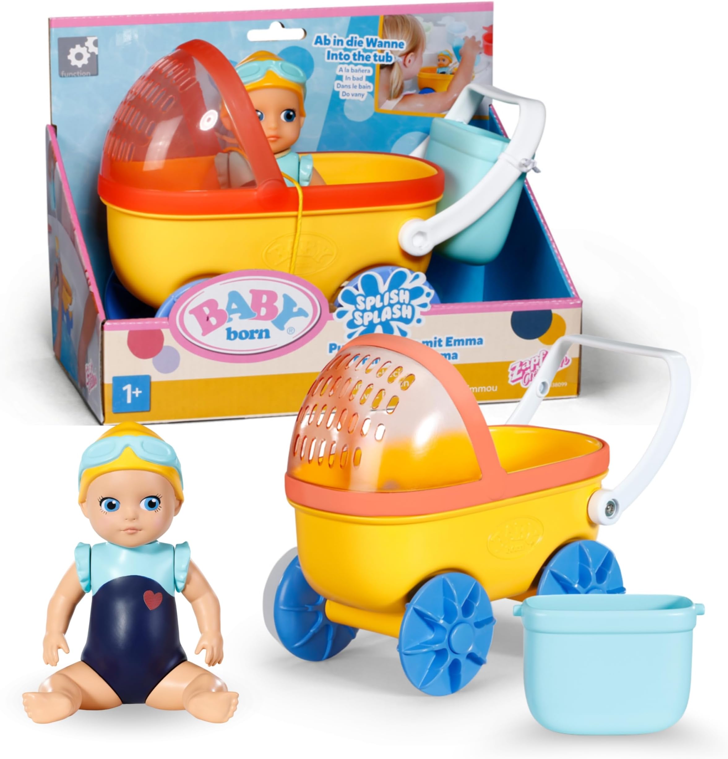 BABY born Splish Splash Pram with Emma
