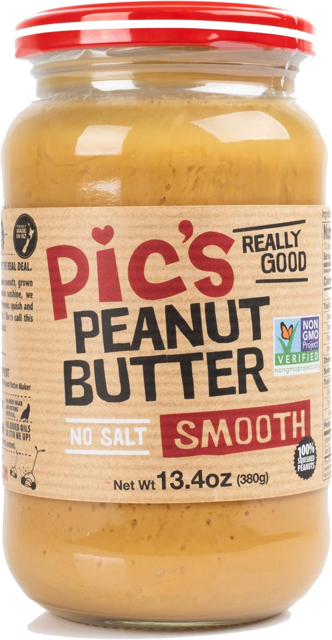 Pic's Really Good, Smooth Peanut Butter, 13.4 Ounce