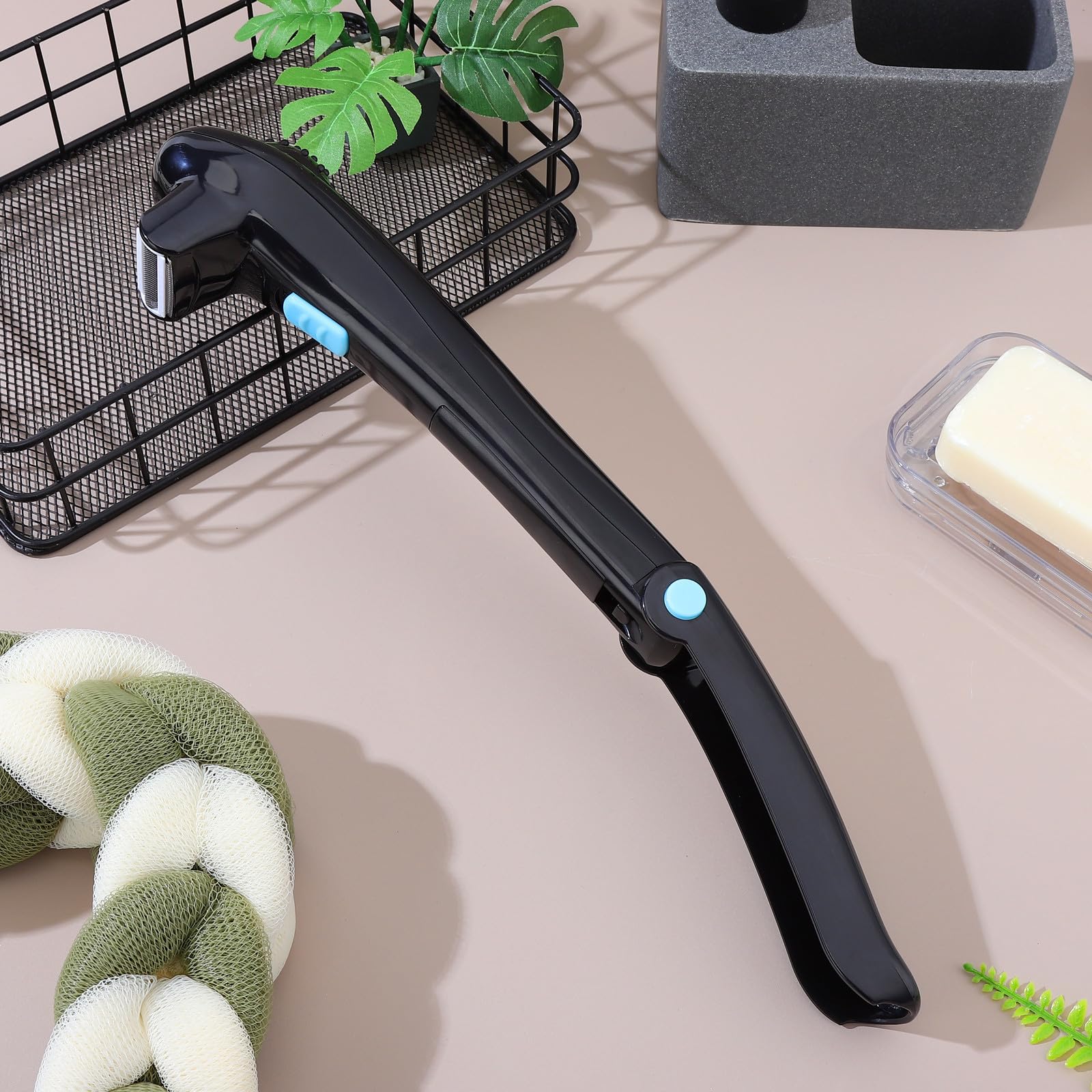 Afeitadora Eléctrica de Espalda Negra Abs para Hombres