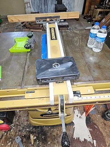 Woodworking setup blocks used on table saw