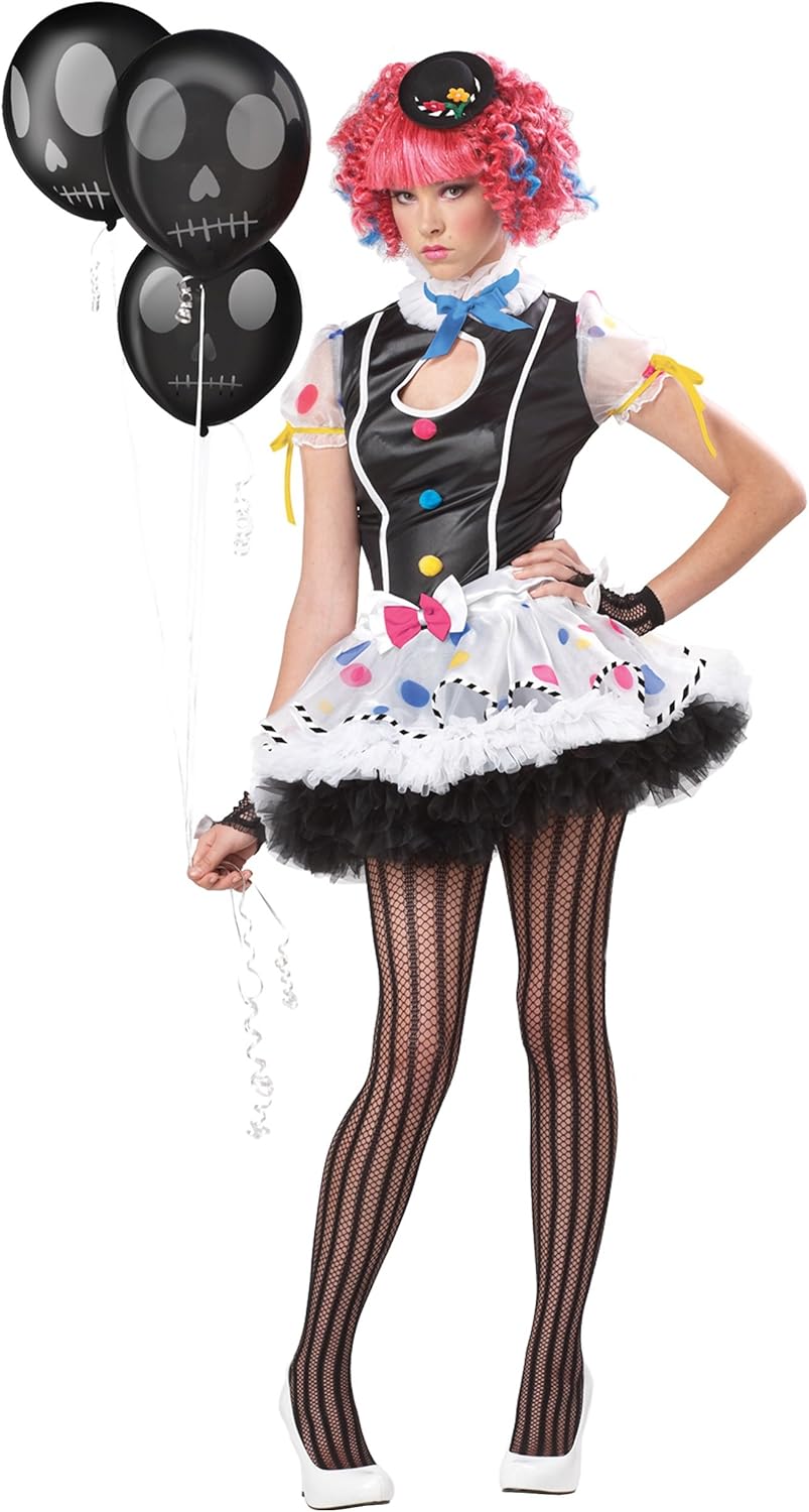 California Costumes Sassie The Clown Dress