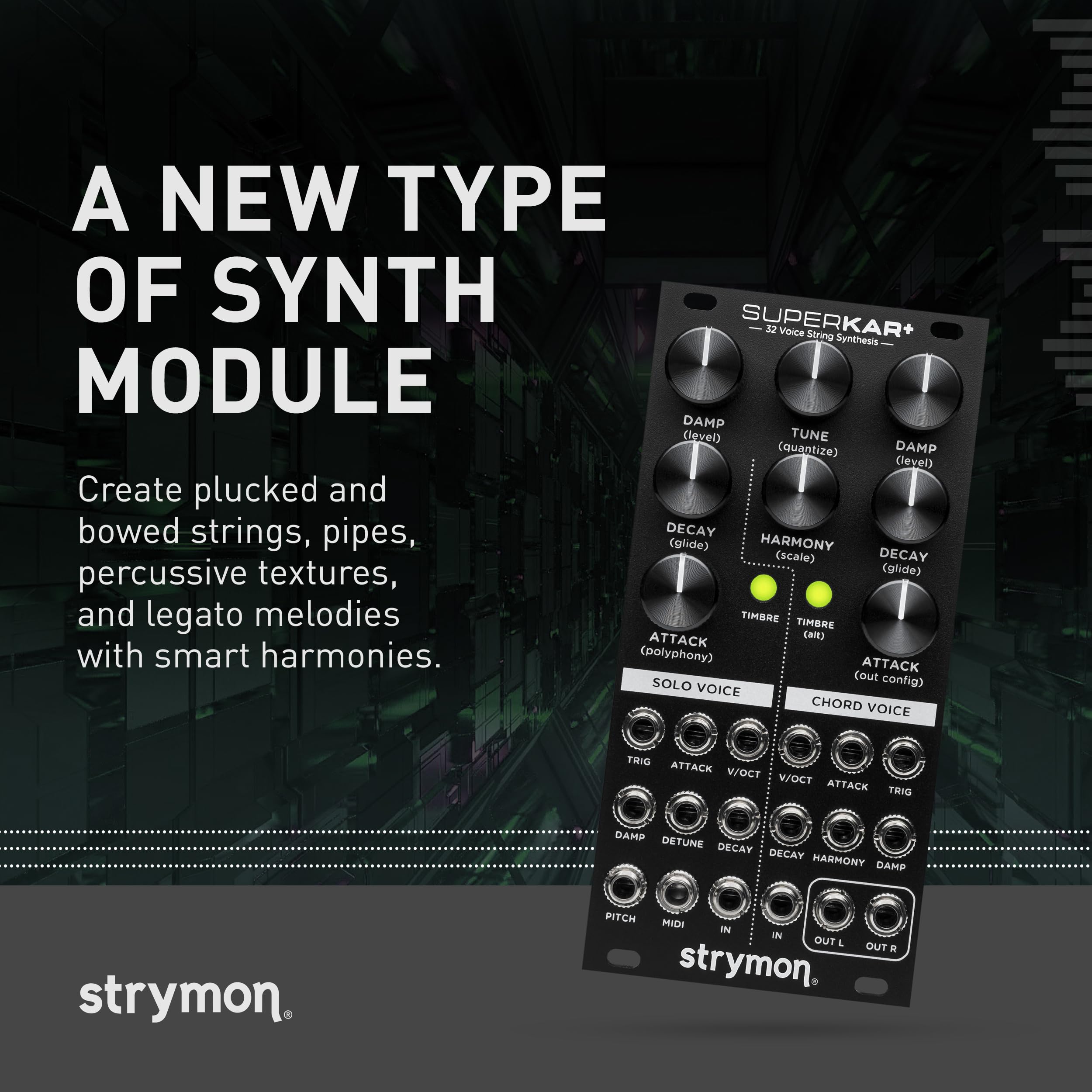 Amazon.com: Strymon SuperKar+ 32 Voice Karplus Strong Synth