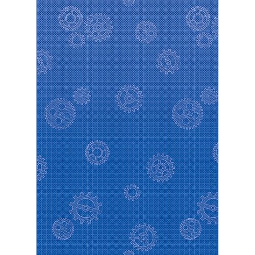 Teacher Created Resources Better Than Paper - Rollo de tablón de anuncios, 4 pies x 12 pies, engranajes, paquete de 4