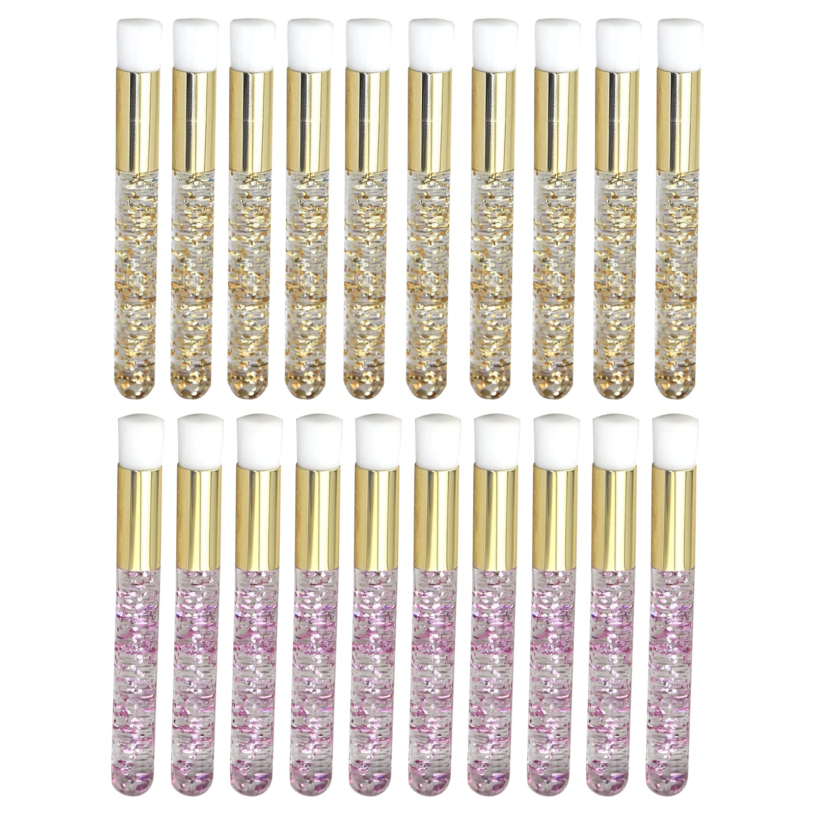 20 Pièces Brosses à Shampoing de Cils Brosse de Nettoyage en Profondeur de Pores de Nez Brosse à Enlever de Points Noirs Brosses Nettoyantes d’Extensions de Cils Brosses de Lavage Cosmétiques