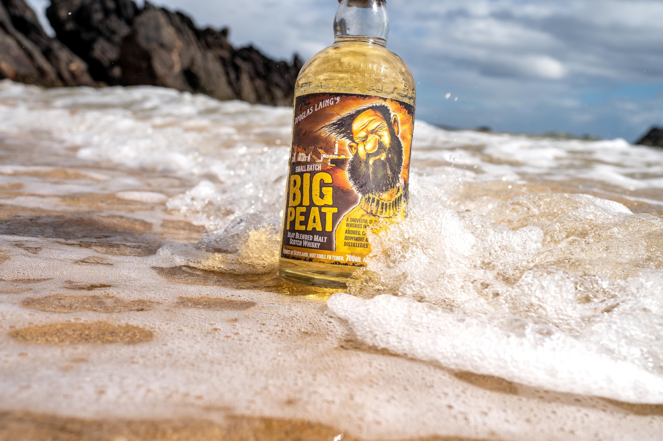 BIG PEAT - Blended Malt Whisky - 46 % Alcool - 70 cl | Origine : Écosse / Islay - Notes de Réglisse & de Tourbe - Whisky de Dégustation