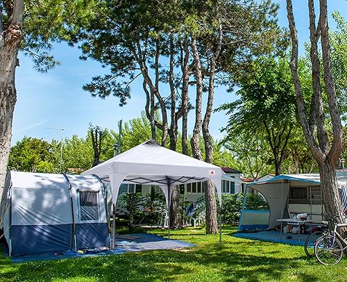 Miniatura 8 de ABCCANOPY - Toldo desplegable de 10 x 10 pulgadas, para exteriores, portátil, ideal para la playa toldo con bolsa de transporte con ruedas, 4 sacos