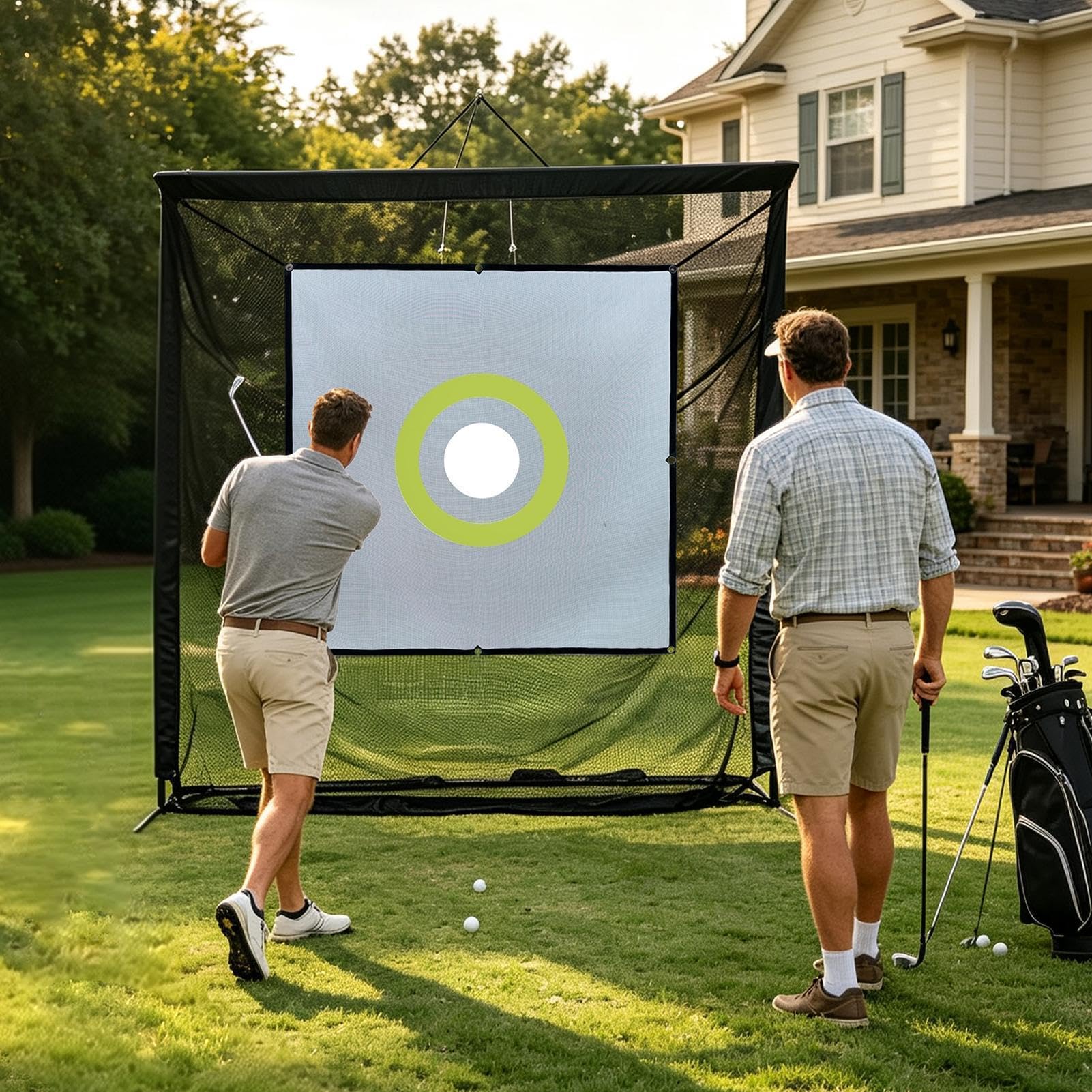 Tappetino da golf per allenatore e putting, leggero, pieghevole, silenzioso