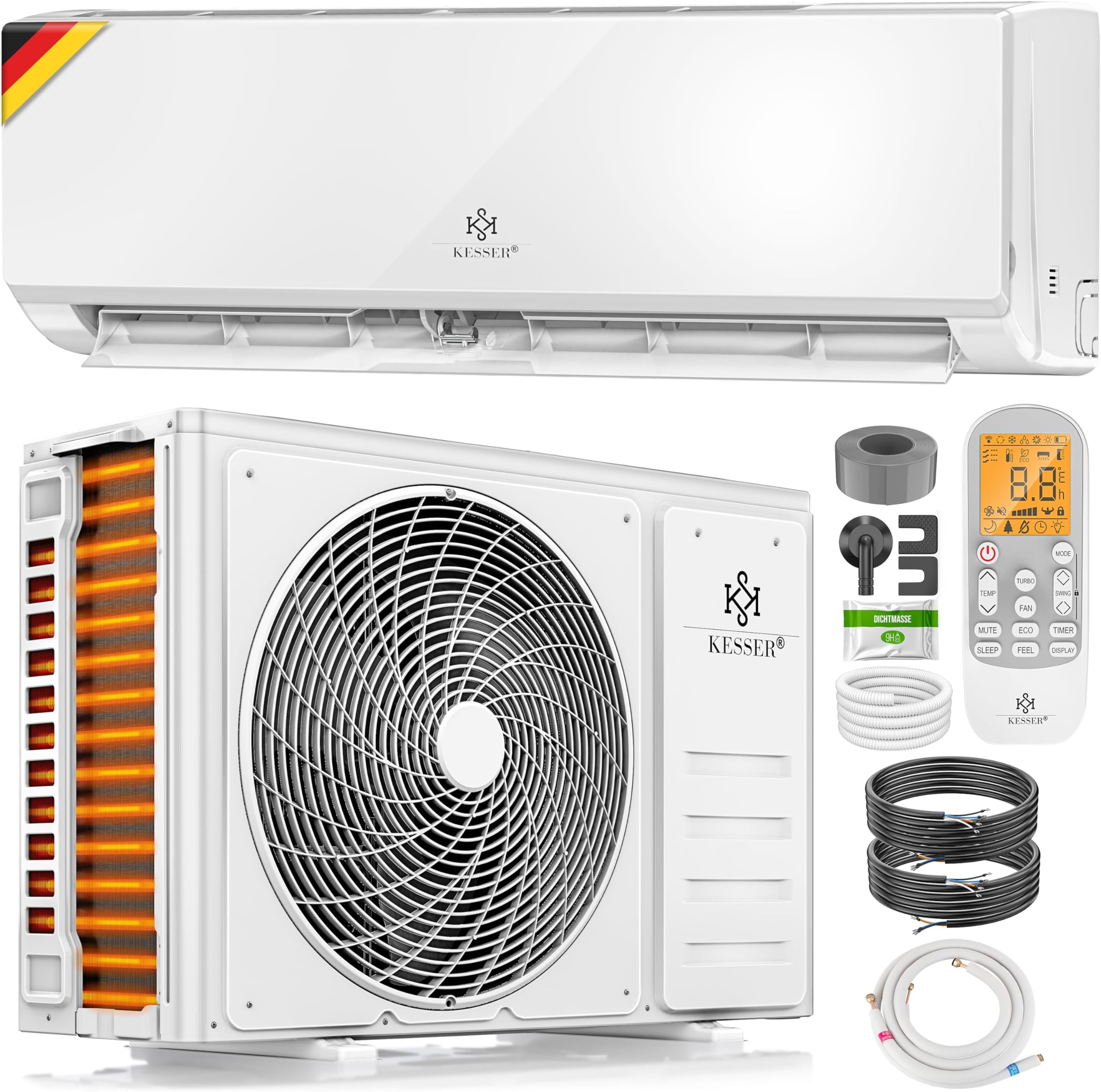 Climatisation Réversible DIMSTAL 12000BTU WiFi Quick Connect A++ R32 - Neuve