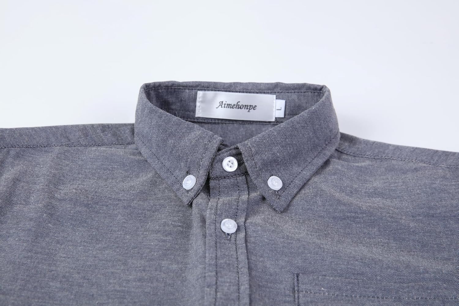 Boys Oxford Button Down Dress Shirt Long Sleeve Casual Collared Uniform - Image 2