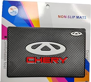 Kaber Egypt 2020 New and Unique Shape Silicone Car Dashboard Pad Compatible with Logo - CHE - Size 19cm Wide 12cm