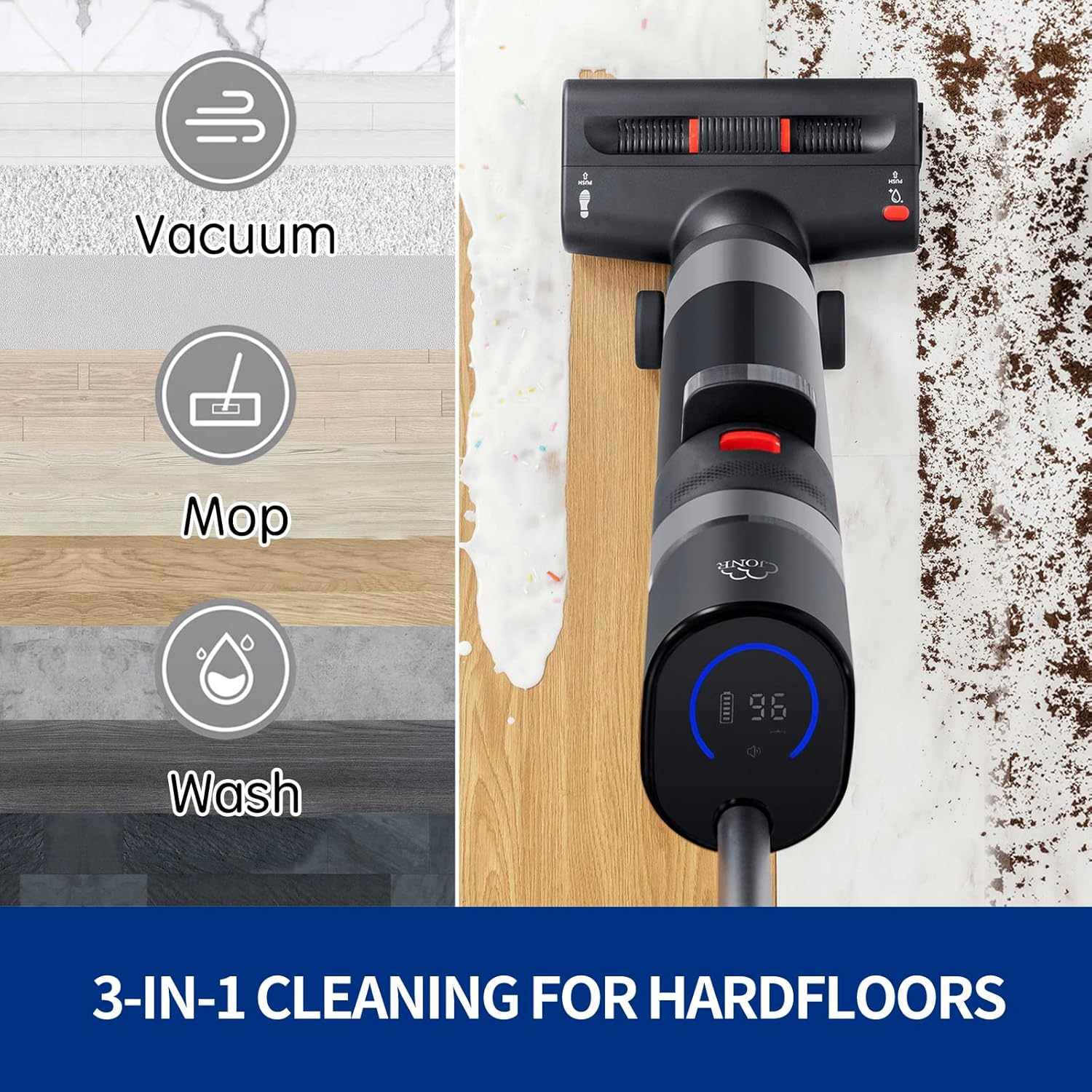 JONR Wet Dry Vacuum Cleaner and accessories