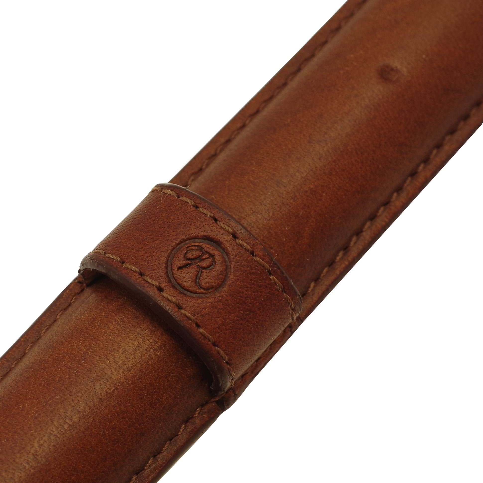 Amazon | ロメオ スムースレザーペンケース 1本用【茶】本革製 NO.3