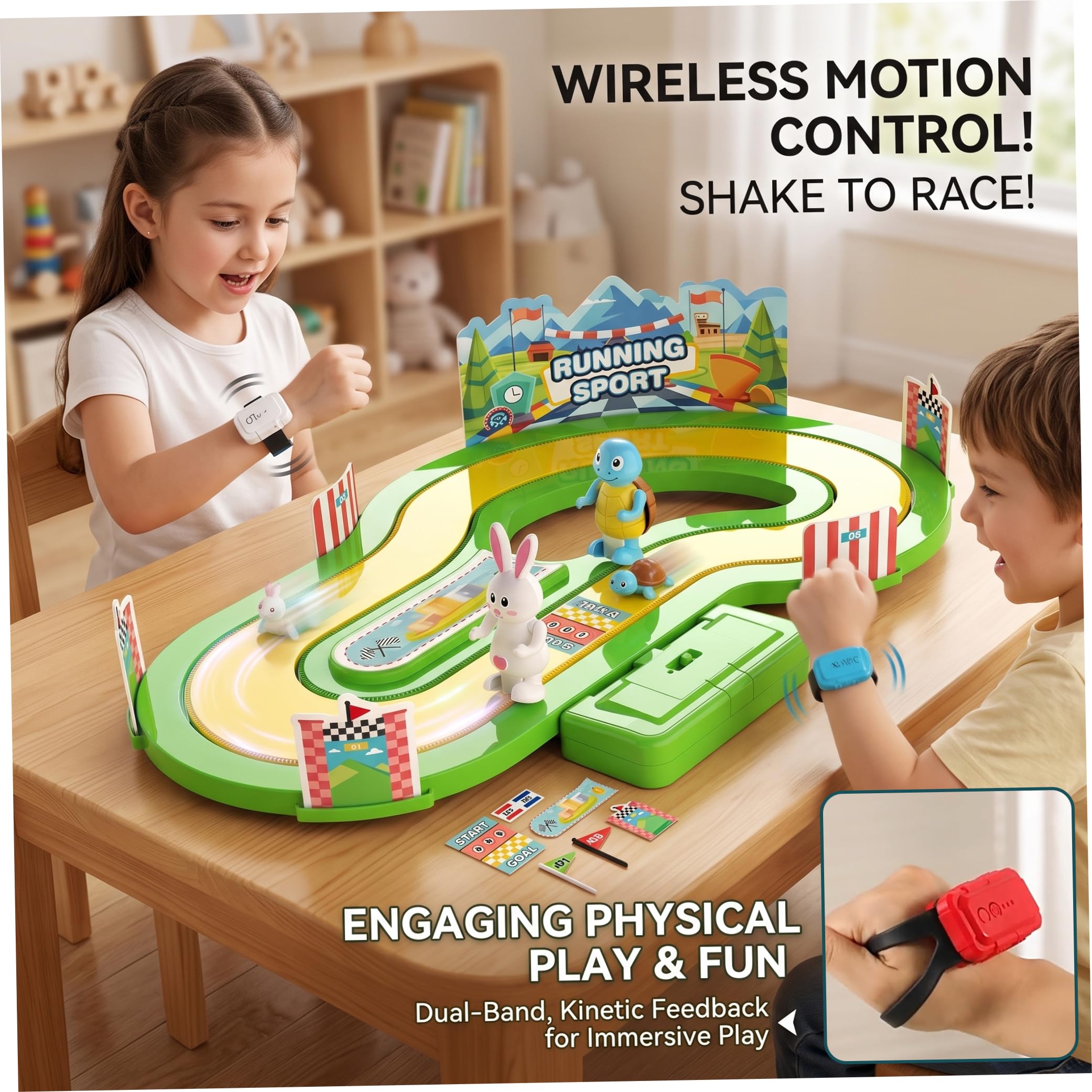 Juego Deportivo para Correr para niños, Movimiento inalámbrico, Juguetes de Aprendizaje para niños pequeños, Estilo 1