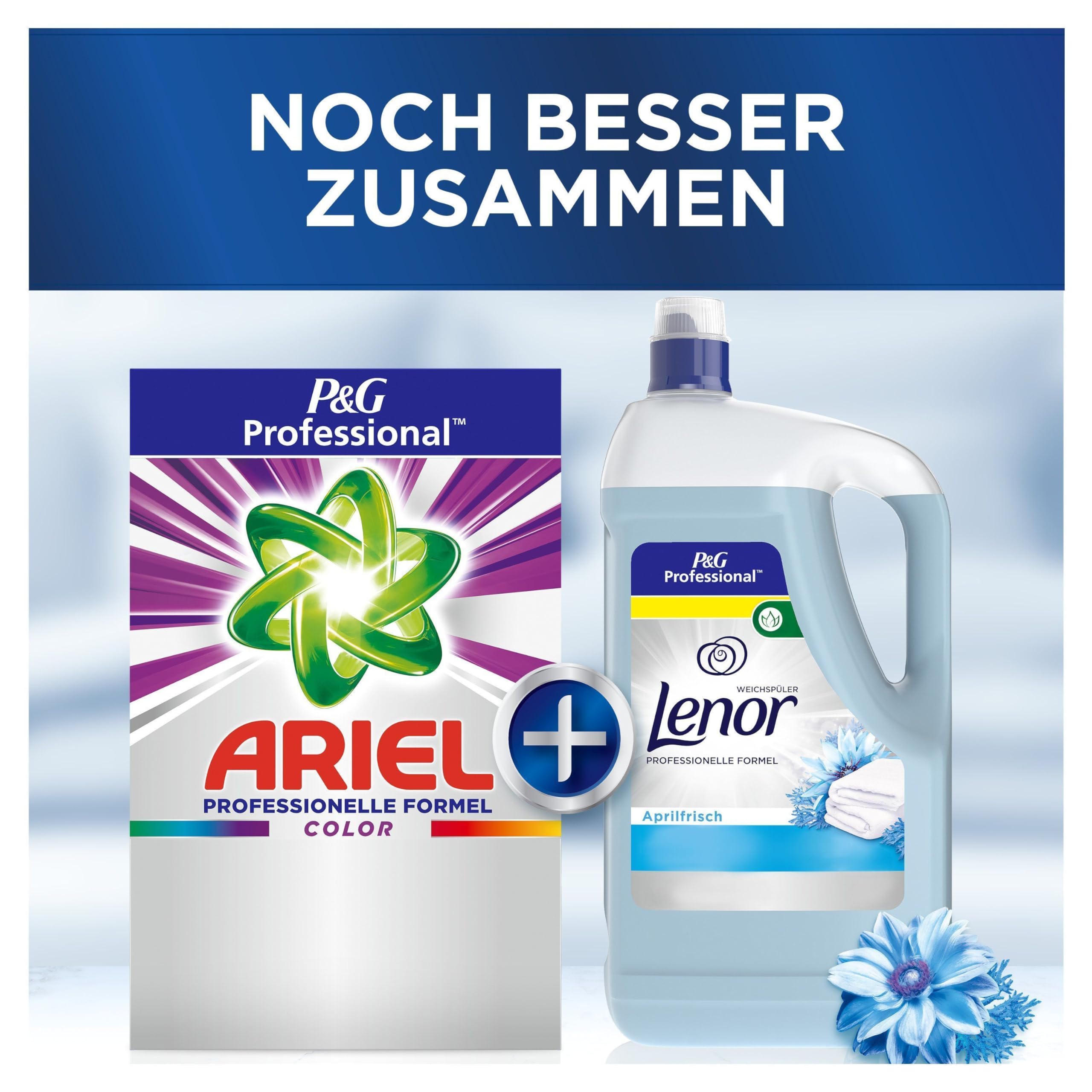 Ariel Professional Waschpulver, Waschmittel Colorwaschmittel, 110 Waschladungen, 6.6 kg, Hervorragende Fleckenentfernung und Reinigung schon ab dem ersten Waschgang