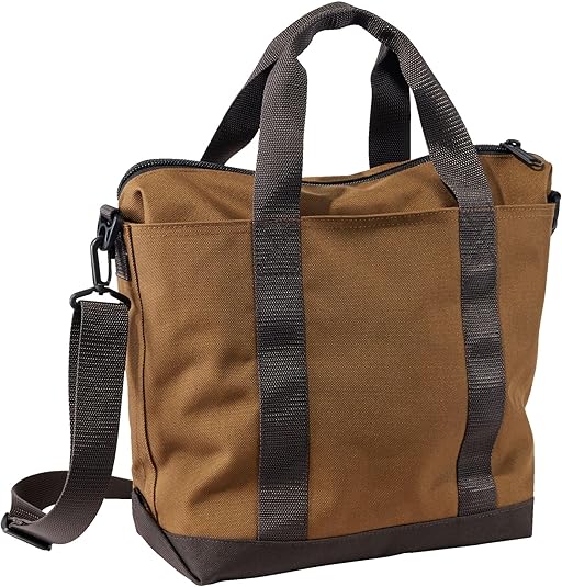 Hunter's Tote Bag, Zip-Top with Shoulder Strap Medium TC501805 TA501805: Maple Brown