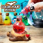LDomet Magic Potions Kit d'artisanat pour enfants - Mélanger 20 Bouteilles de potion de sorcières, trousse de création de potions magiques de fée mystérieuse - Décorations de Noël Cadeaux d'anniversaire pour les filles garçons 6 7 8 9 10+