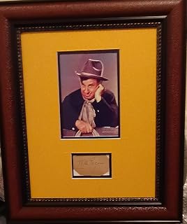 Will Rogers Autograph Framed with Photo Fully Authenticated