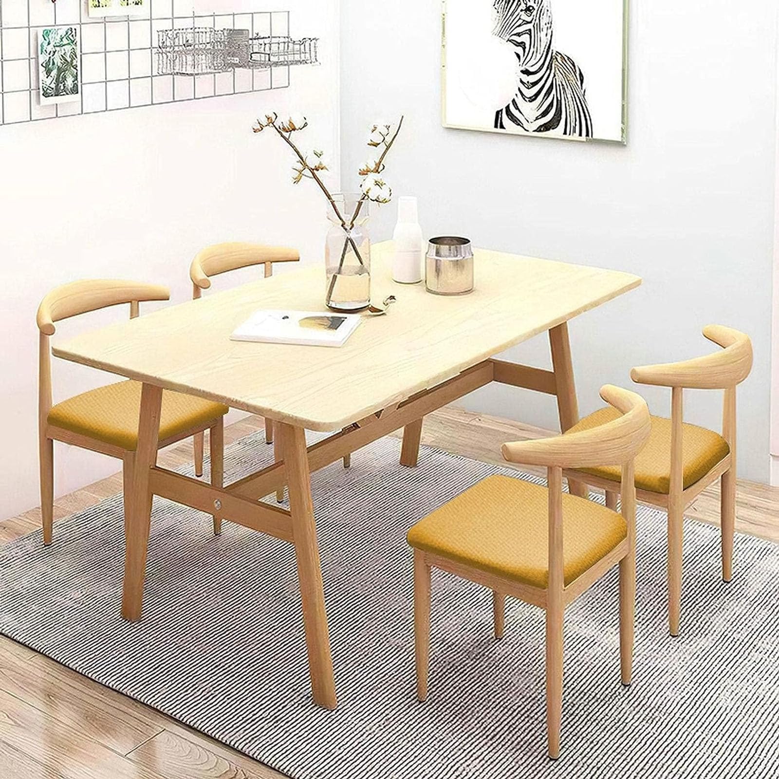 Dehnbar Stuhlbezug Sitzfläche, Stuhlhussen Für Esszimmerstühle Weich Sitzbezug Stuhl Für Esszimmerstuhl Sitzbezüge Abnehmbar Esszimmerstuhl Hussen-hellgrau-6er-Set