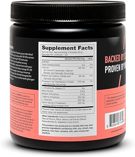 Vista 53 de LEGION - Bebida preentrenamiento de óxido nítrico natural para aumentar la energía, sin creatina, endulzada naturalmente, beta alanina, citrulina