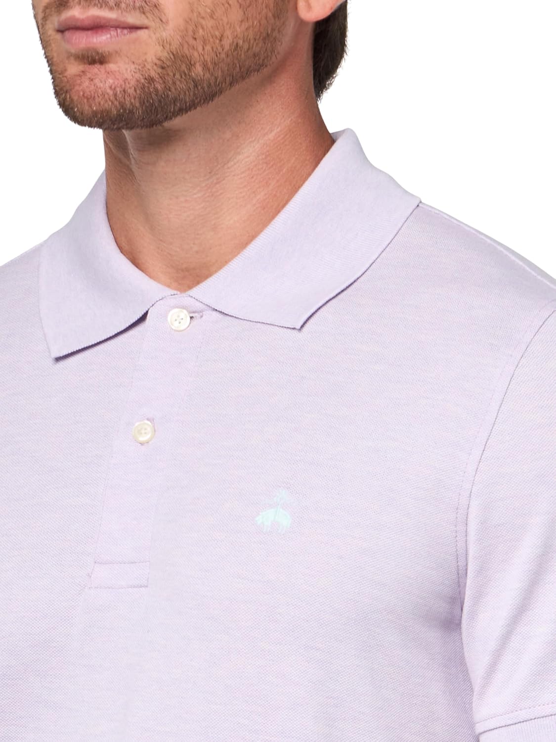 Brooks Brothers Mens KNT Supima Stretch Pique Gf Polo Sf - Image 3