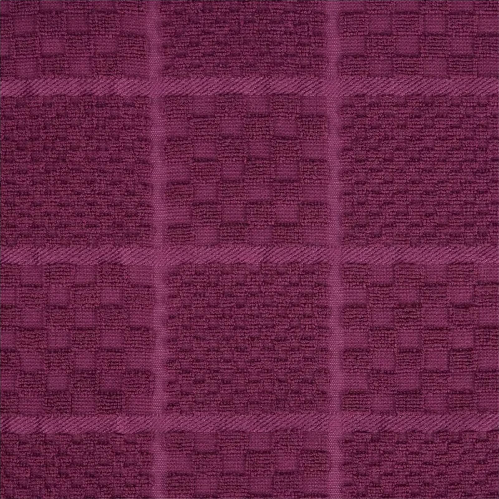 Gesteppter Ofenhandschuh aus Baumwollfrottee, hitzebeständiger Topflappen, 16"x26", 7"x13" und 7"x10", Rot