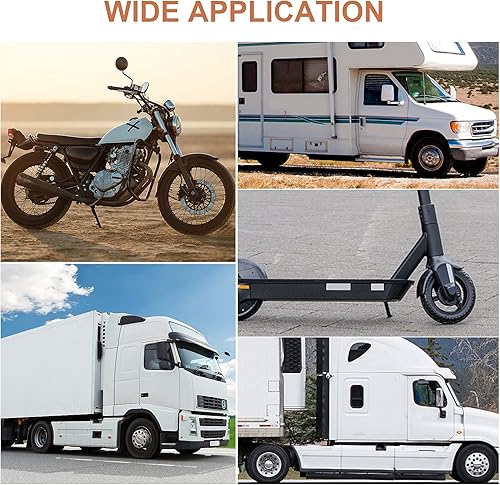 Miniatura 2 de Aracey 6 herramientas de extracción de vástago de válvula de neumático, herramienta de extracción de núcleo de válvula de doble cabezal simple y