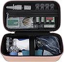 Elonbo Carrying Case for Portable Handheld Inhaler Nebulizer Machine for Adults and Kids, Asthma Inhaler Travel Case, Handheld Mesh Atomizer Machine Holder, Inhaler Spacer Bag, Rose Gold