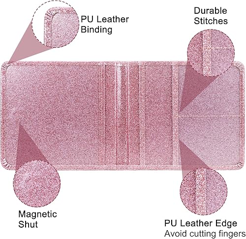 Miniatura 38 de Soporte para registro y seguro de automóvil, soporte de cuero para tarjetas de registro y seguro, organizador de guantera para vehículos