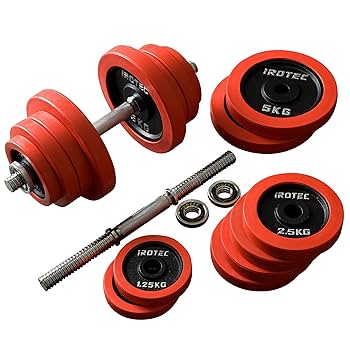 iROTEC ラバーダンベル 60KG セット Amazon | IROTEC(アイロテック) ラバー ダンベル 50KGセット