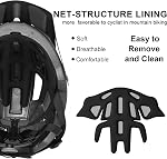 Mountain Bike Helmet Adult Men Women - Ultra Comfort, Super Lightweight Bicycle Helmets, MTB Cycling Gear Biking Accessories with Adjustable Fit & Removable Sun Visor