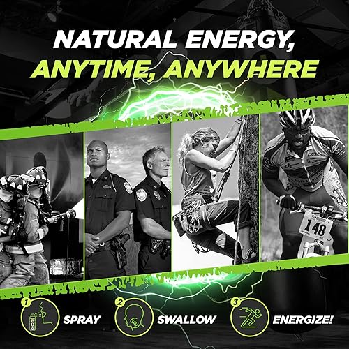 Miniatura 5 de OnGo Energy - Spray oral de energía instantánea con cafeína natural (1500 mg)  Vegano, sin azúcar y gluten  Spray de vitamina B3, B6, B12  Enfoque y