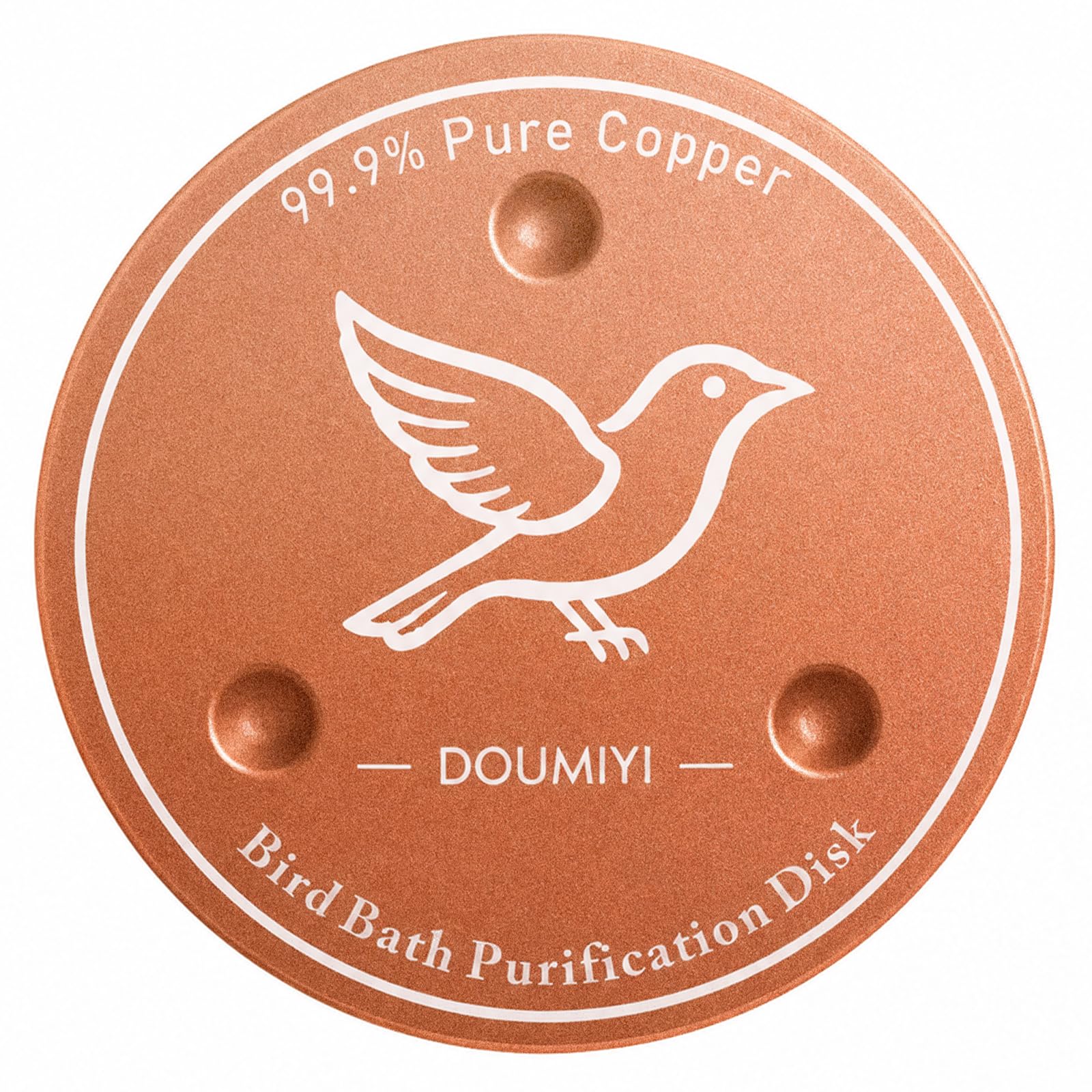 YYAQZD Copper Bird Bath Disk, 99.99% Pure Bird Bath Copper Disc