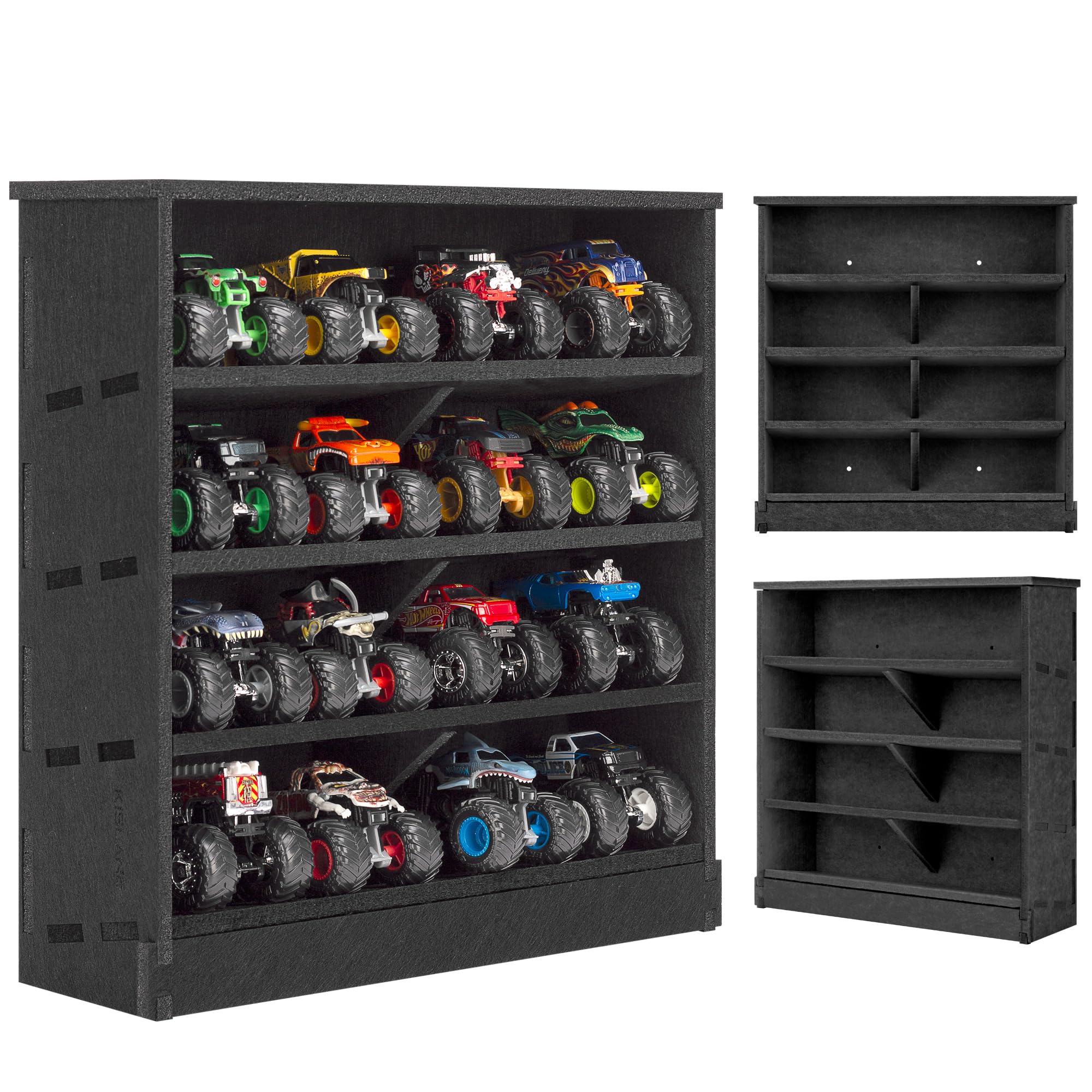 Photo 1 of KISLANE Monster Truck Storage Rack - Wall Mount, Holds 16