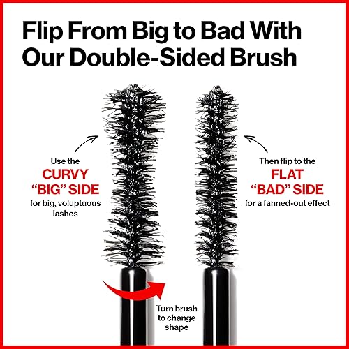 Miniatura 3 de Máscara de Revlon - Maquillaje de ojos So Fierce Big Bad Lash para dar volumen dura hasta 24 horas sin grumos a prueba de manchas a prueba de