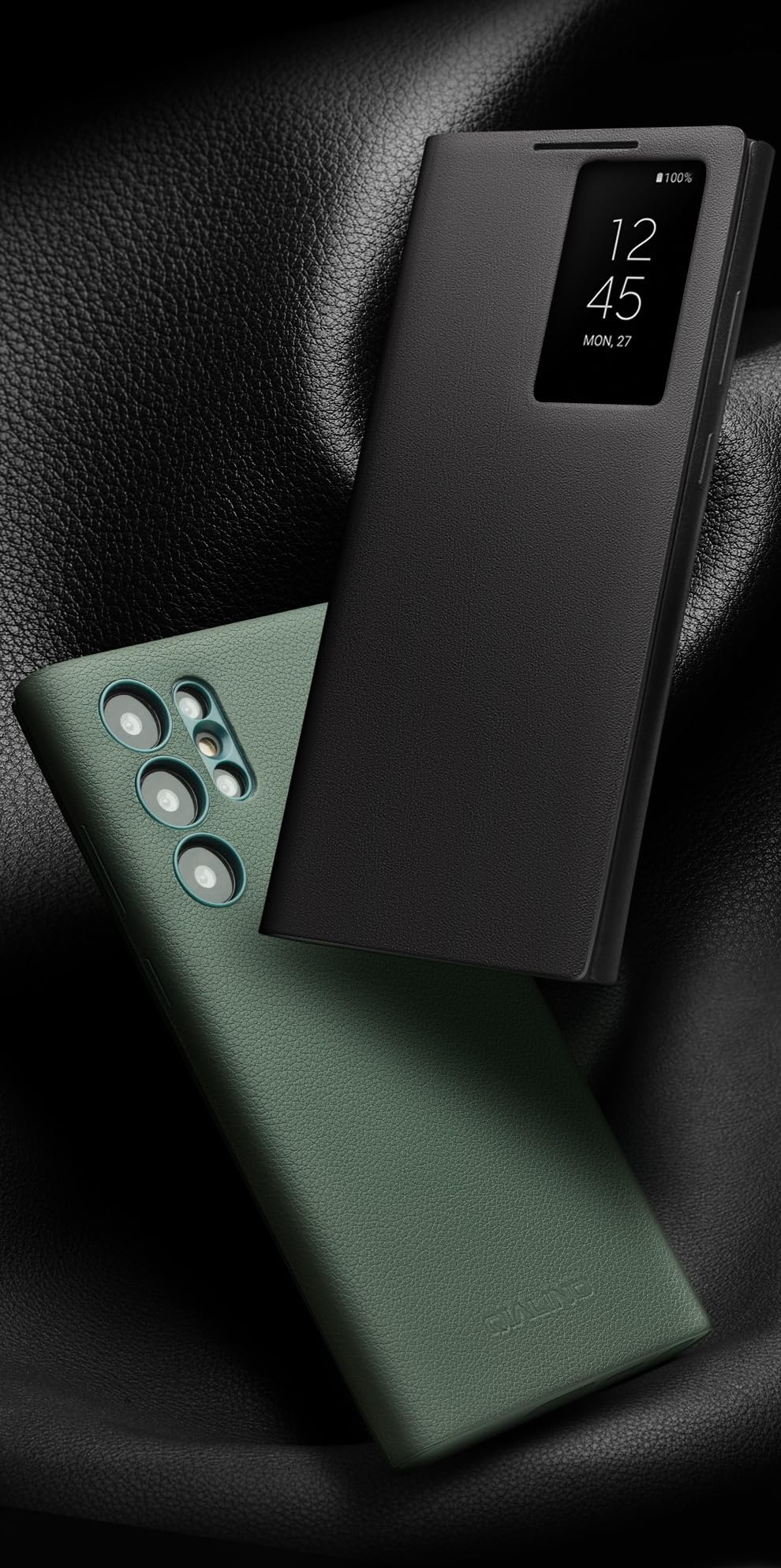 Custodia Intelligente in Pelle per Samsung Galaxy S23 Ultra. Flip/Fondina/Addormentato/Riattiva/Intelligente. Cover per Galaxy S 23 Ultra