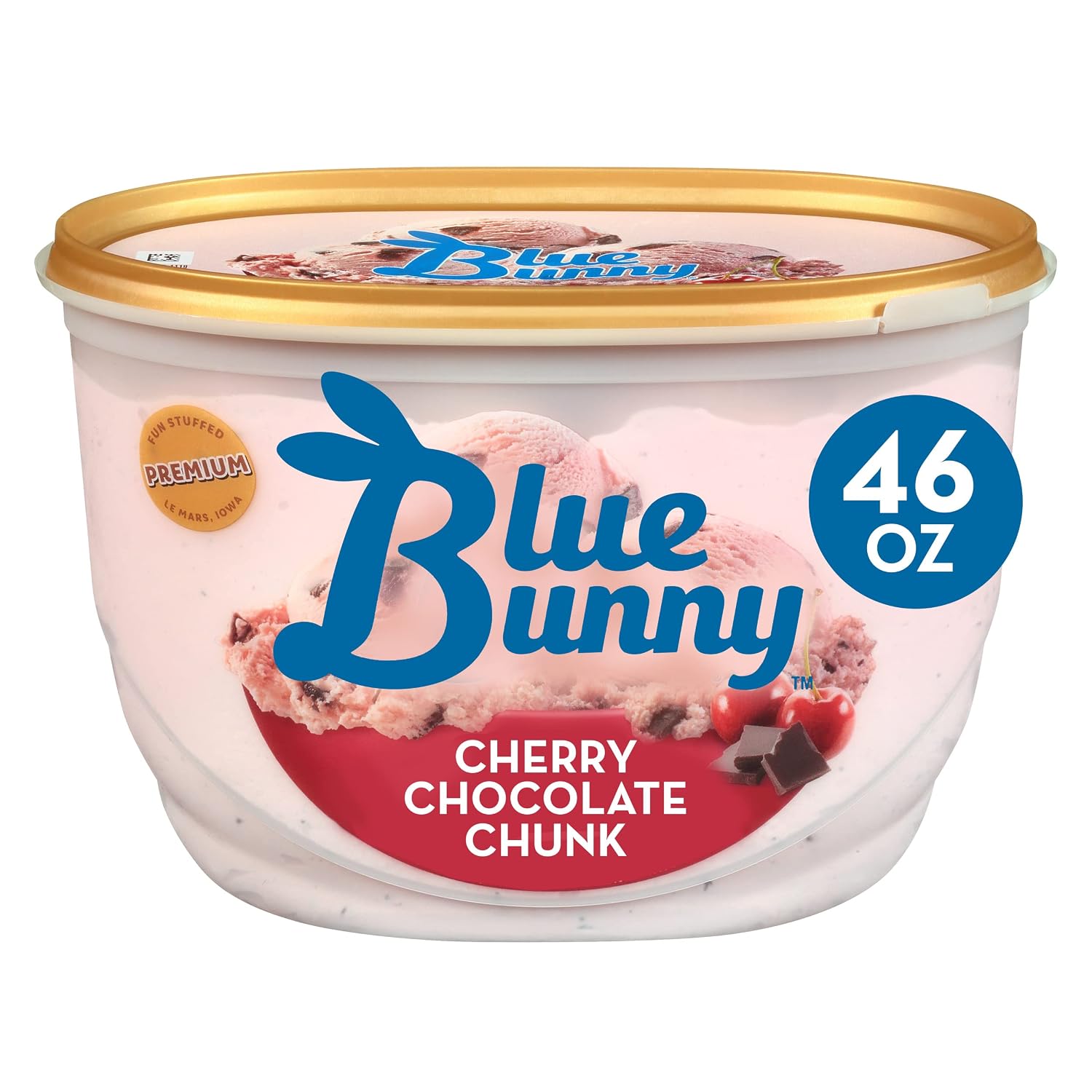 Blue Bunny Cherry Chocolate Chunk Ice Cream , 46 fl oz