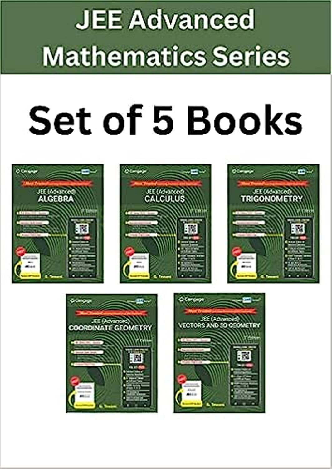 Buy Cengage JEE Advanced Maths for 2021 - Set of 5 Books - Latest ...