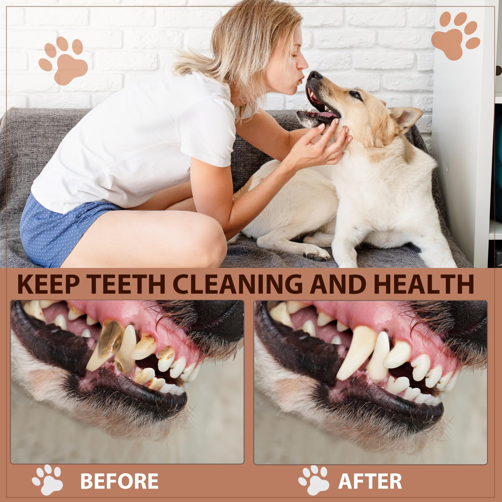 Letsmeet Juguetes para perros medianos y grandes, juguetes de peluche para perros con papel arrugado y chirriador, juguetes interactivos para dentición, reducir el aburrimiento, regalo para mascotas