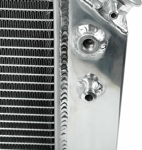 Miniatura 82 de Radiador de aluminio de 3 filas compatible con Toyota Land Cruiser 1958-1984 3.9L 4.2L FJ40 FJ45 Series L6 Entrada superior: 1.50 pulgadas. Salida