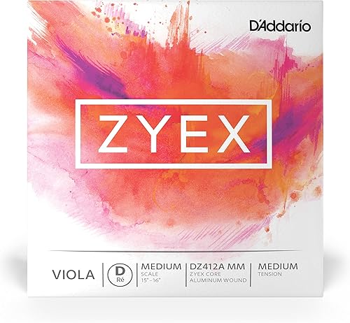 Miniatura 2 de D'Addario Cuerda Zyex Viola Single C, escala media, tensión media