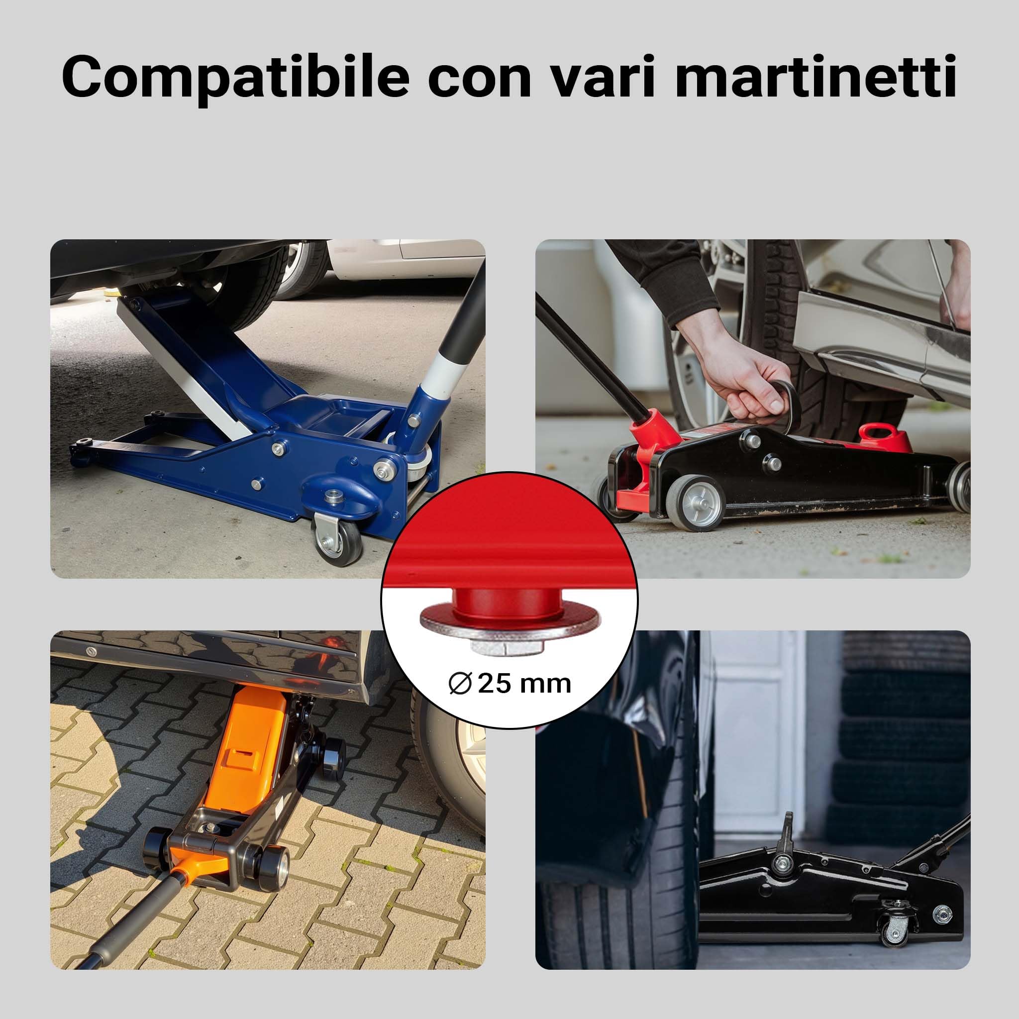 XPOtool Wiltec Traversa di Sollevamento 2000 kg per Ponte Sollevatore martinetto