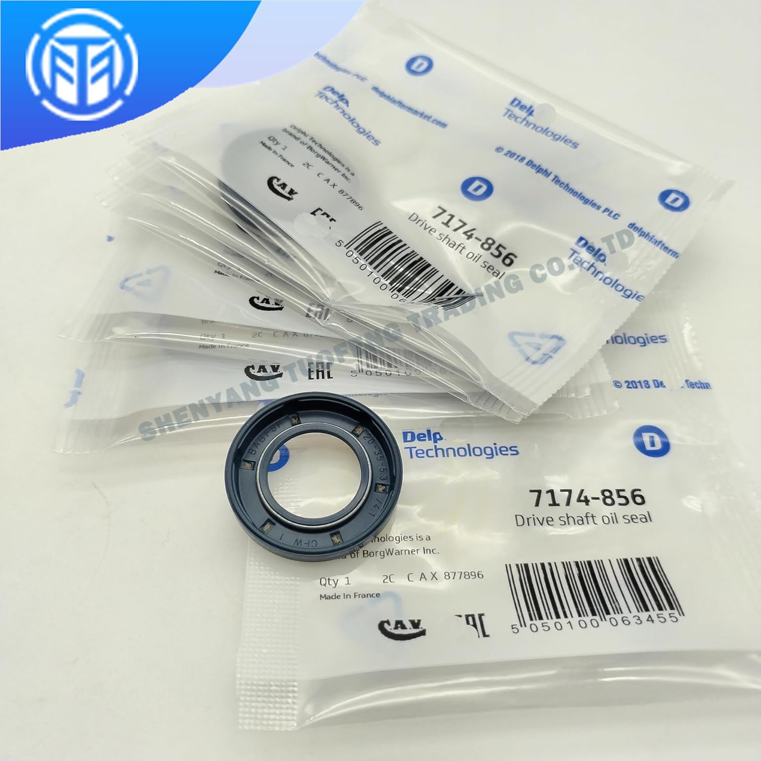 T.DI Oil Seal 7174-856 For Drive Shaft For DALPHI Pump Diesel Engine Parts - (Color: 6pcs)