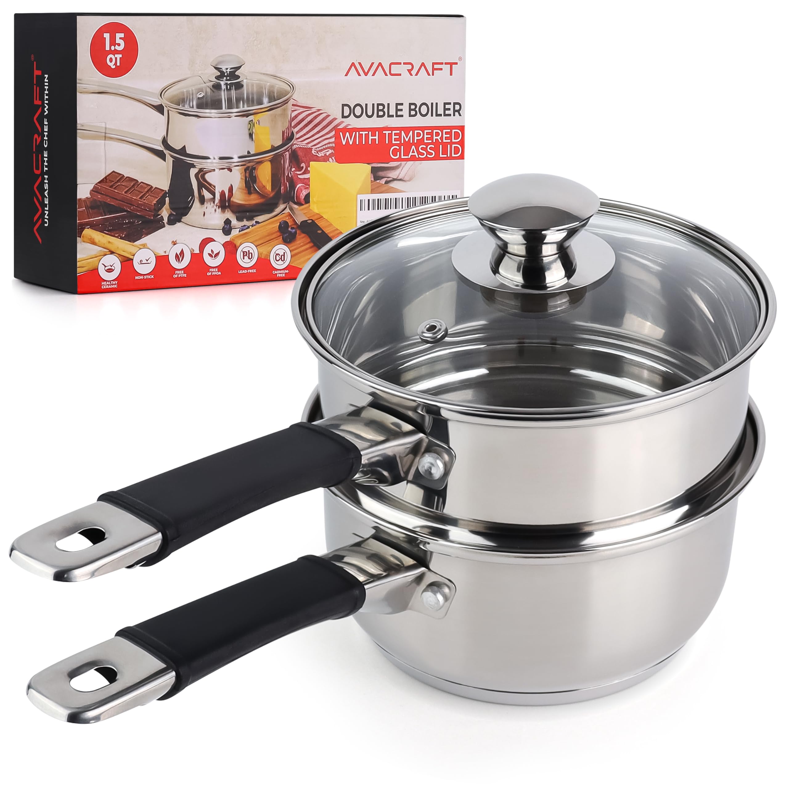 AVACRAFT Double Boiler 1.5 Quart