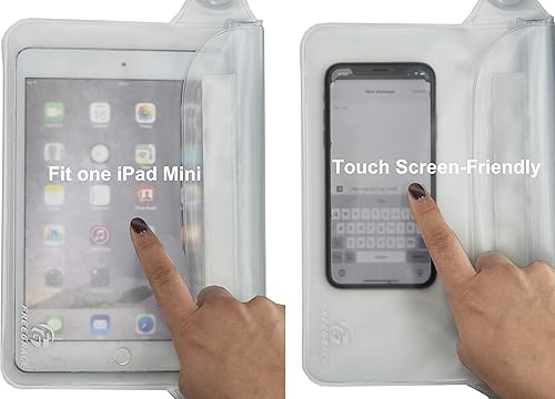 Miniatura 3 de Freegrace Juego de bolsas impermeables con correa para la cinturafunda para bolsa, mantiene tu teléfono y objetos de valor secos y seguros, bolsas