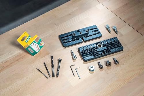 wolfcraft 4665000 - Kit de ferrures excentriques pour meubles - Kit complet pour assemblages vissés lors de construction de meubles - 7